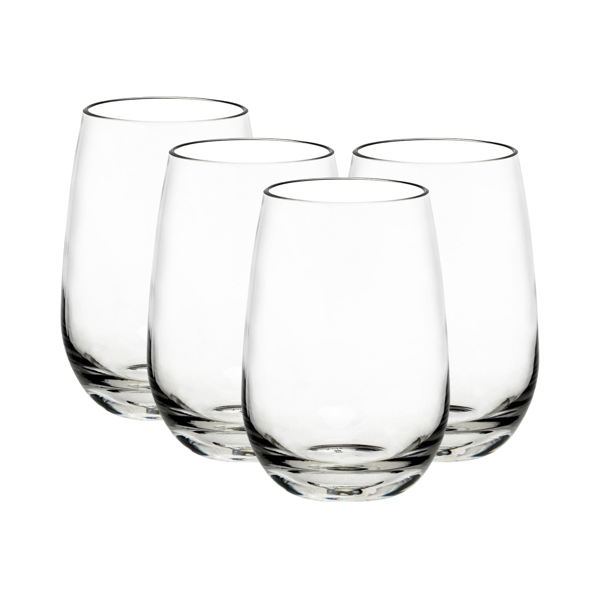 Stainless Steel Stemless Glasses - Four Piece Set – Palm City Products