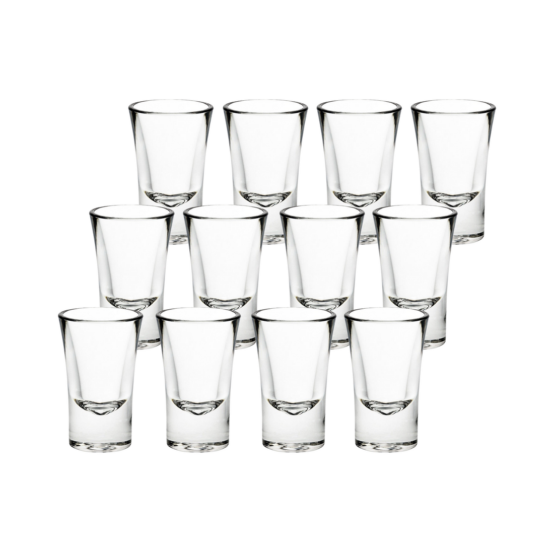 Plastic Shot Glasses 1oz - Set of 12