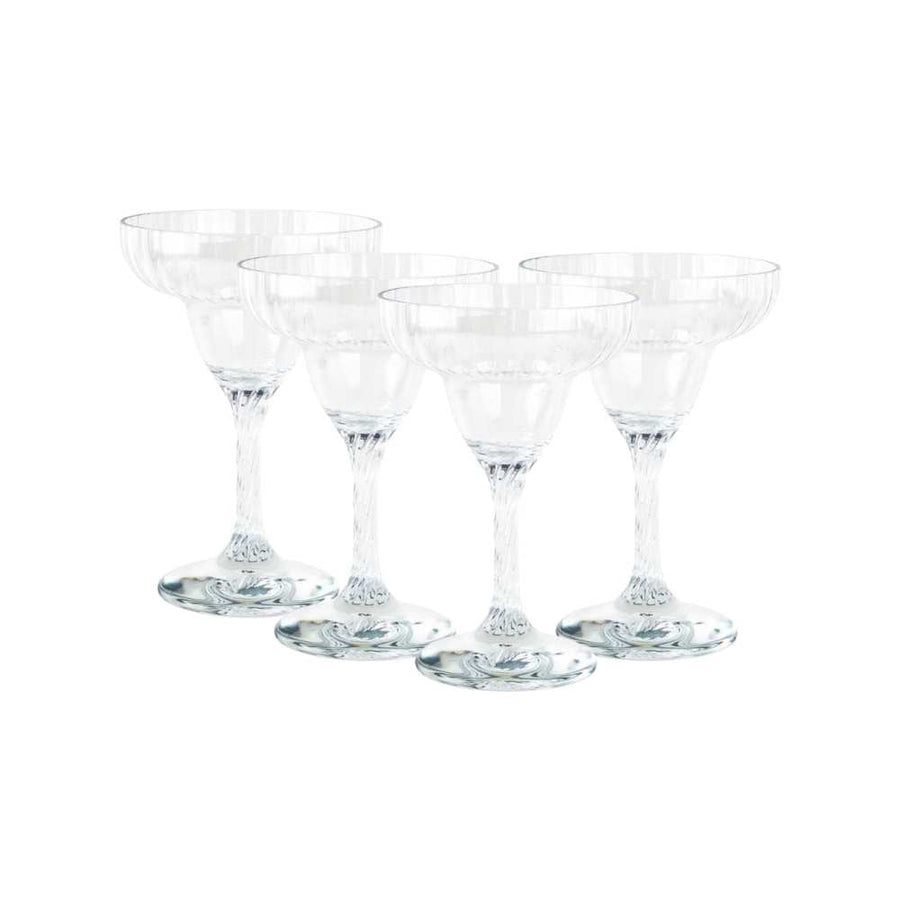 Plastic Noble Margarita Glasses 9.6oz - Set of 4