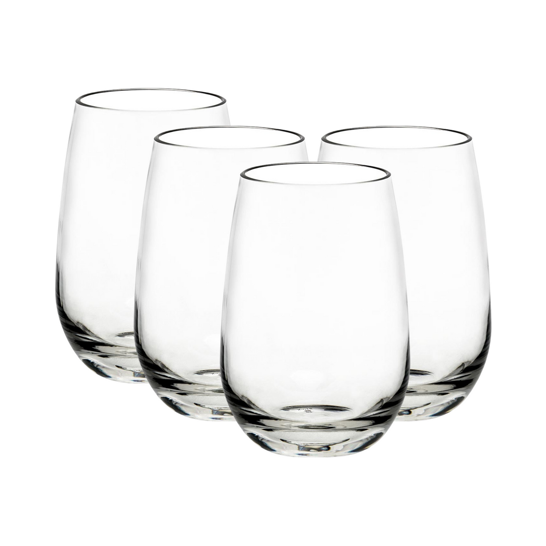 Set of 4 plastic wine glasses – Tasteful Tableware